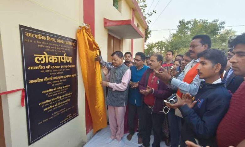 उद्योग मंत्री दर्री और कोसाबाड़ी जोन के वार्डों में विभिन्न लोकार्पण और भूमि पूजन कार्यक्रम में हुए सम्मिलित