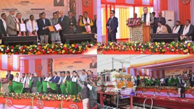 तीन नई ट्रेनें प्रारंभ, एक नया रोड ओवर ब्रिज राष्ट्र को समर्पित