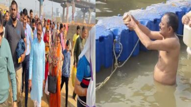 बिना वीआईपी प्रोटोकॉल के मप्र सरकार के मंत्री राकेश शुक्ला ने सपरिवार लगाई महाकुंभ में डुबकी…..