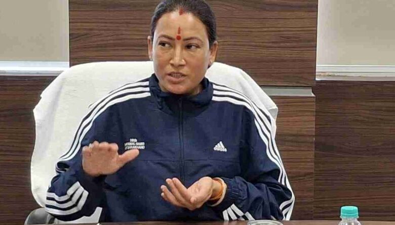Uttarakhand News: 2036 ओलंपिक के लिए अभी से तैयार करिए एथलीट, खेल मंत्री रेखा आर्या ने अधिकारियों को दिए निर्देश… Uttarakhand News: 2036 ओलंपिक के लिए अभी से तैयार करिए एथलीट, खेल मंत्री रेखा आर्या ने अधिकारियों को दिए निर्देश…